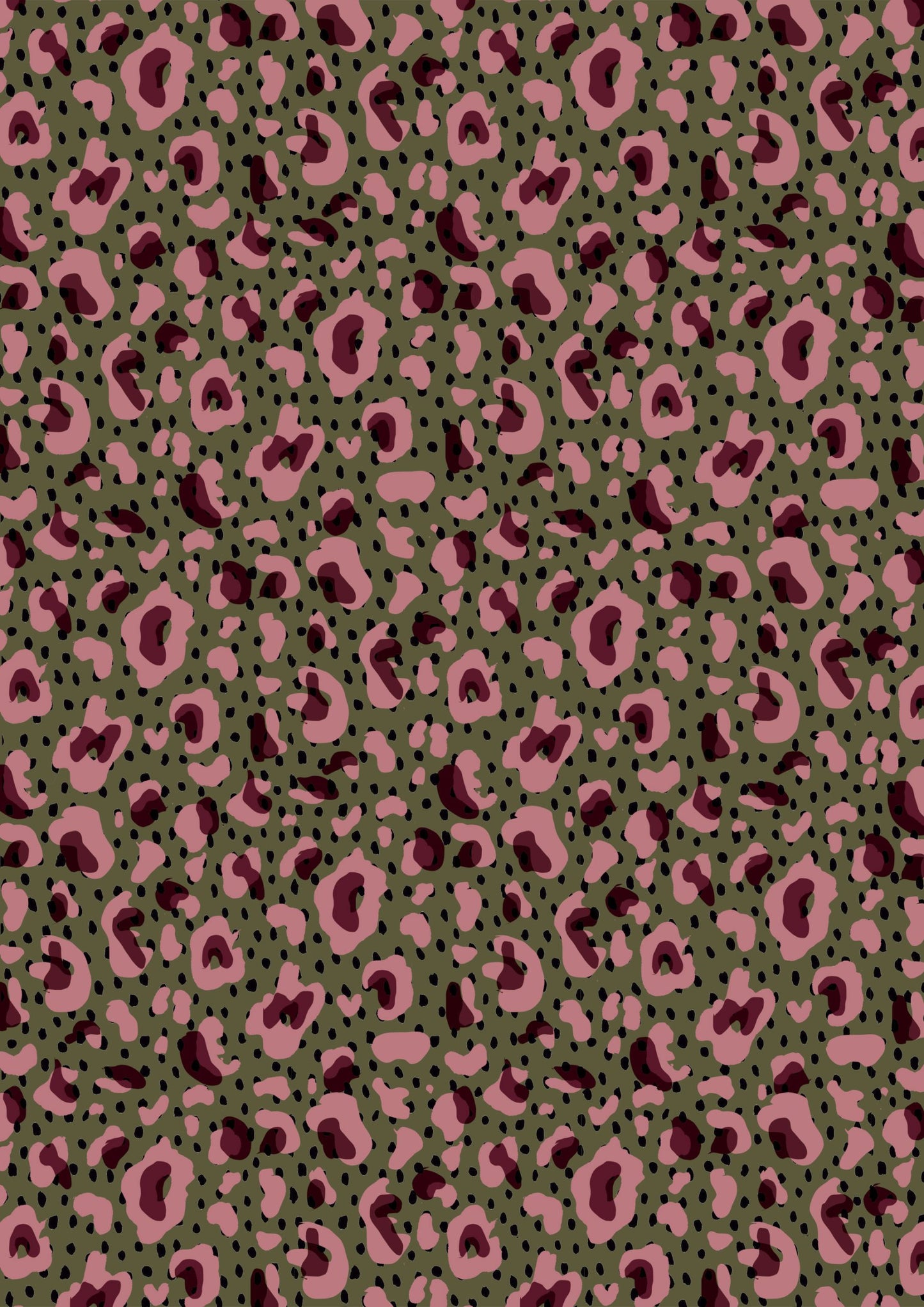 Estampado de leopardo rosa