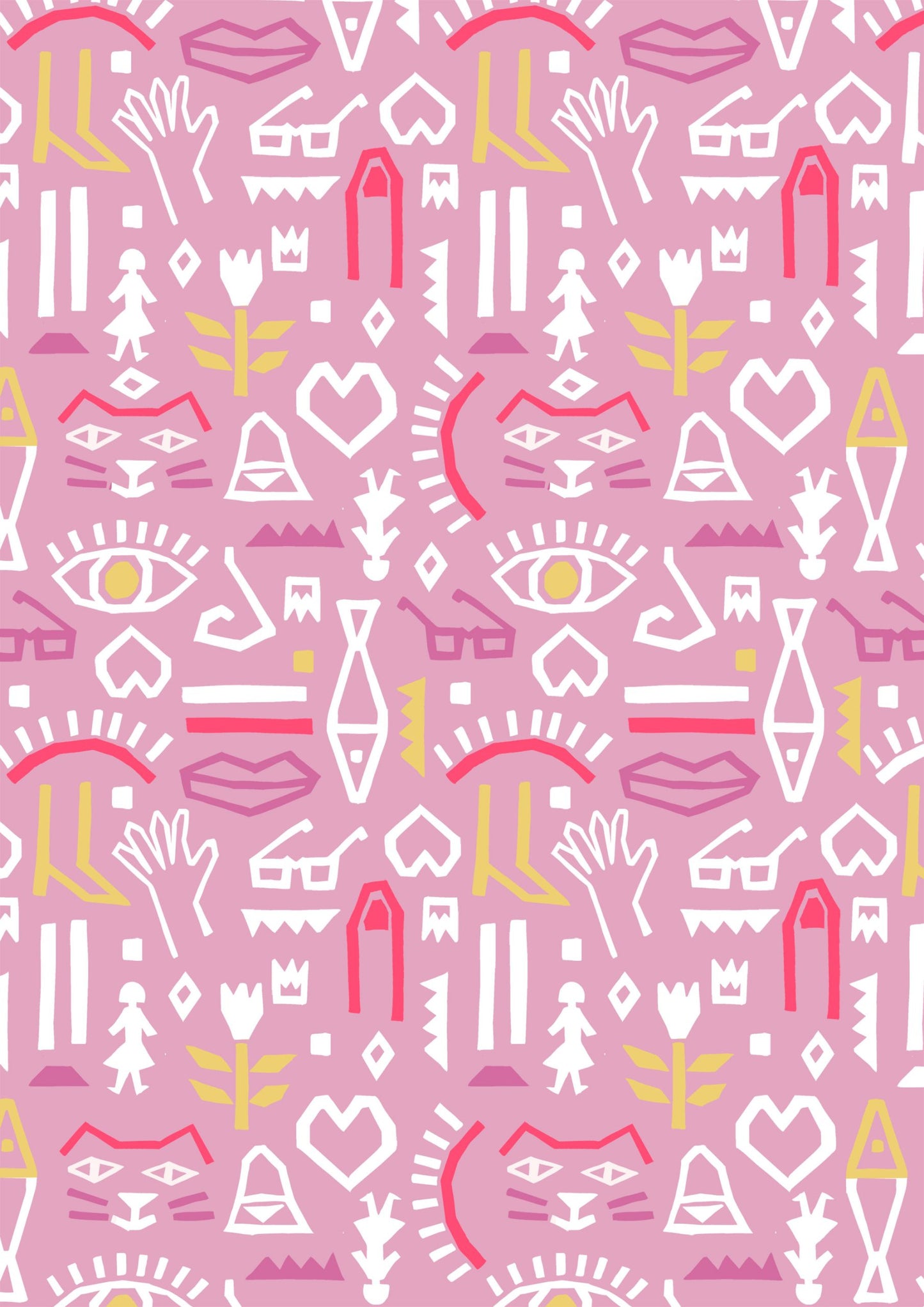 Iconos simbólicos rosas