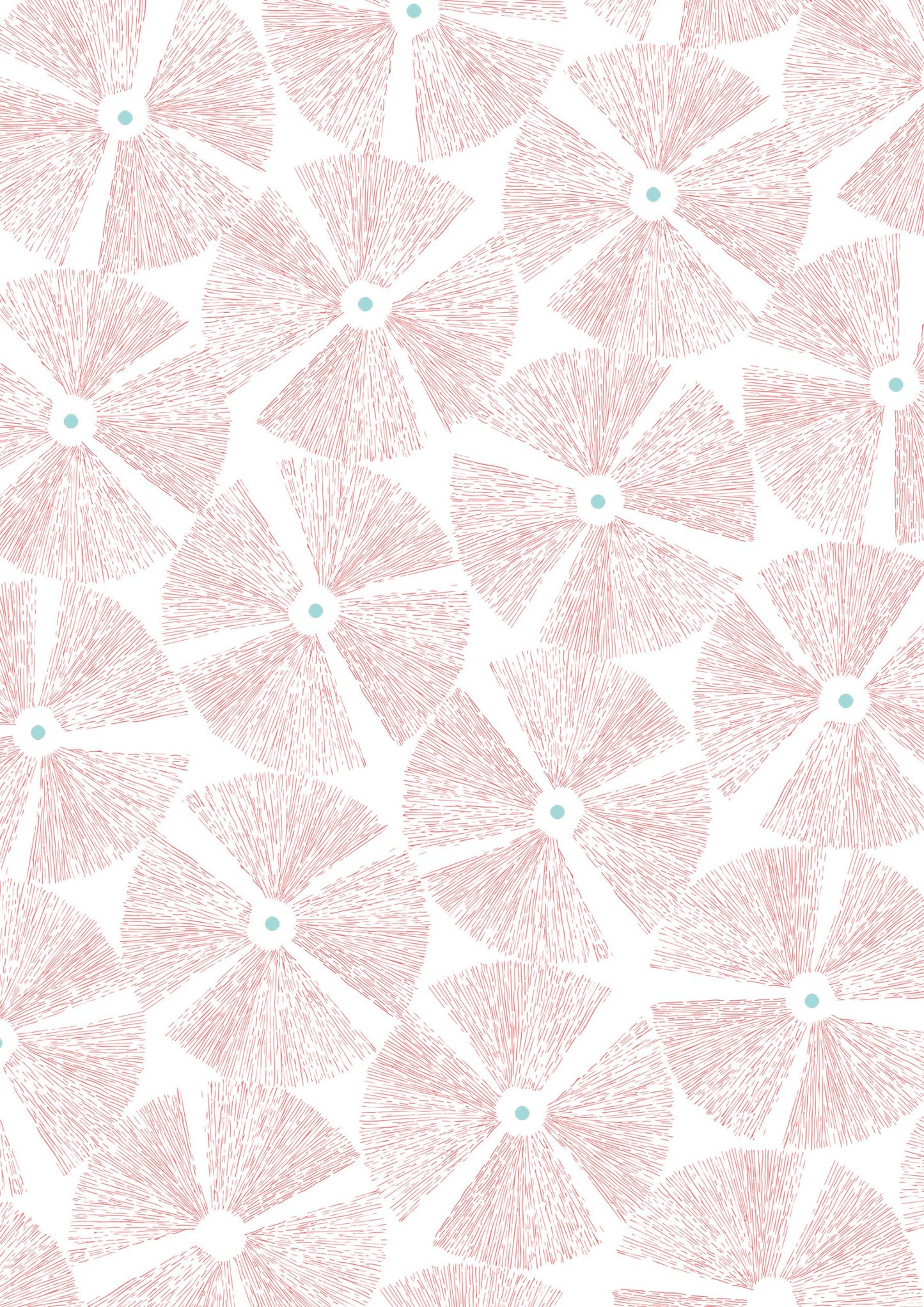 Abanicos radiales de coral