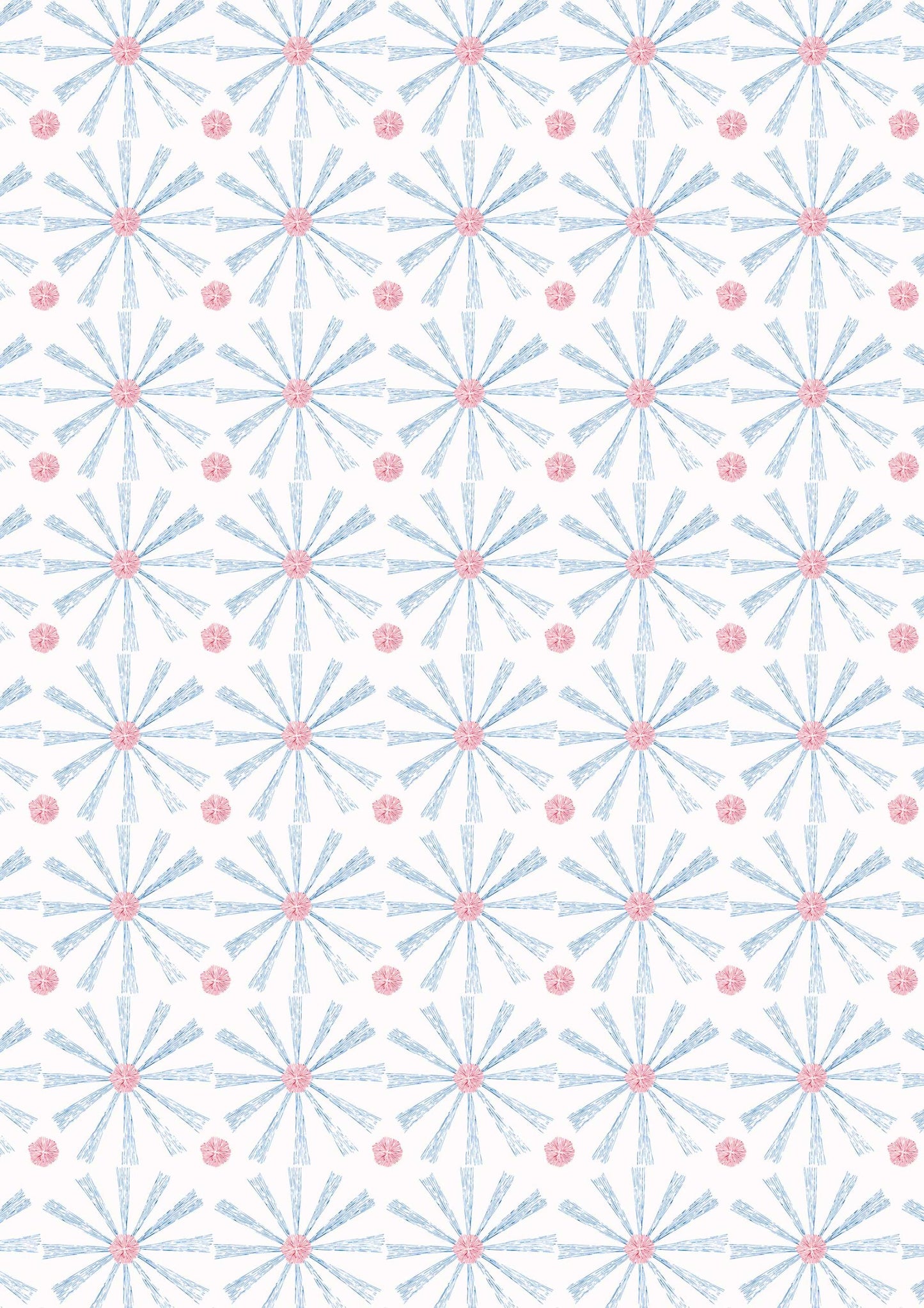 Radios azules y rojos