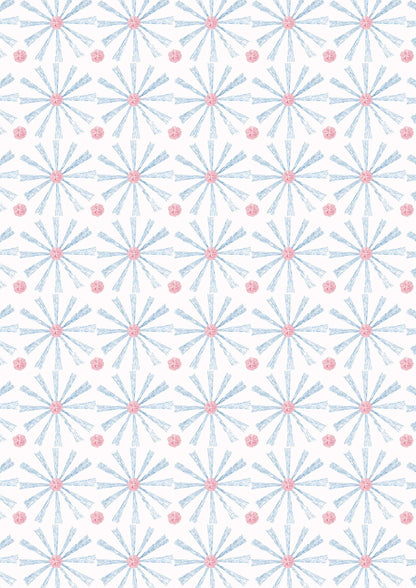 Radios azules y rojos