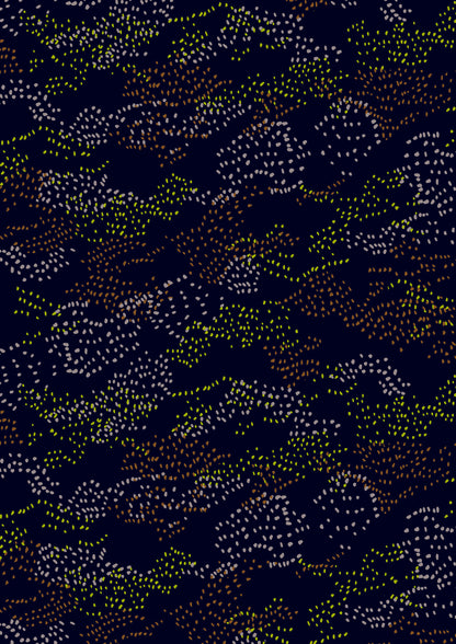 Textura orgánica puntillista en colores del bosque