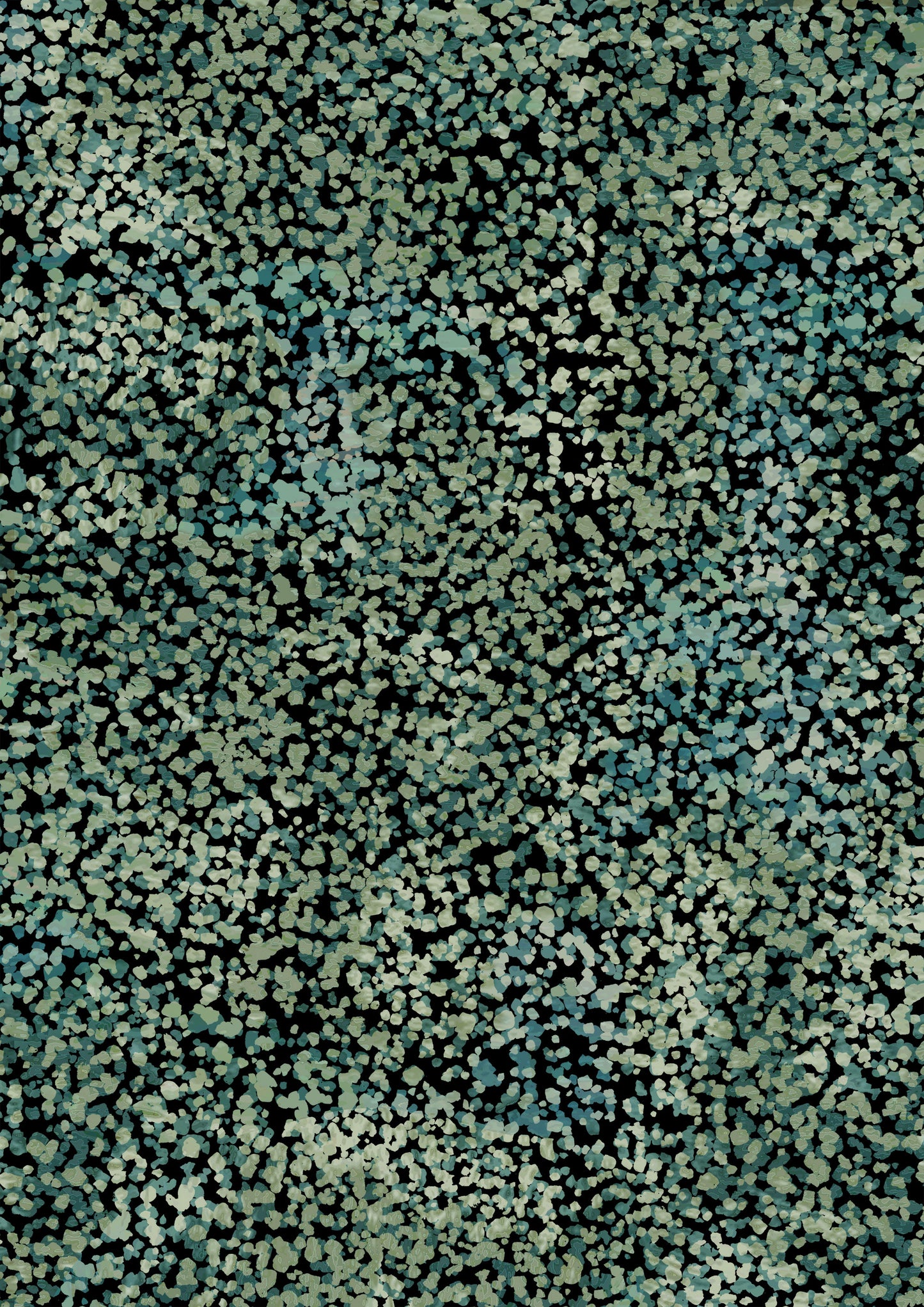 Camuflaje de hojas diminutas en tonos verdes