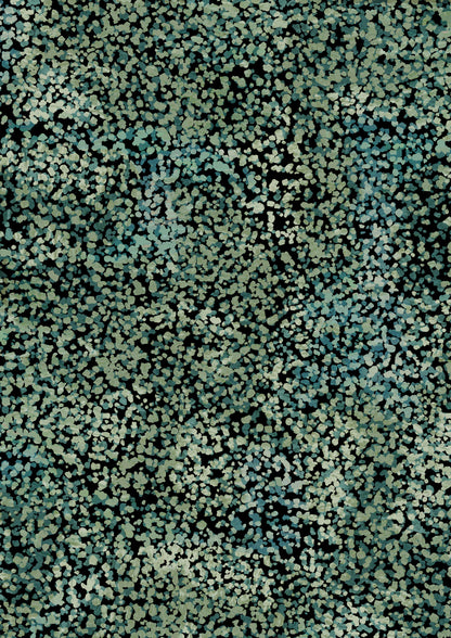 Camuflaje de hojas diminutas en tonos verdes