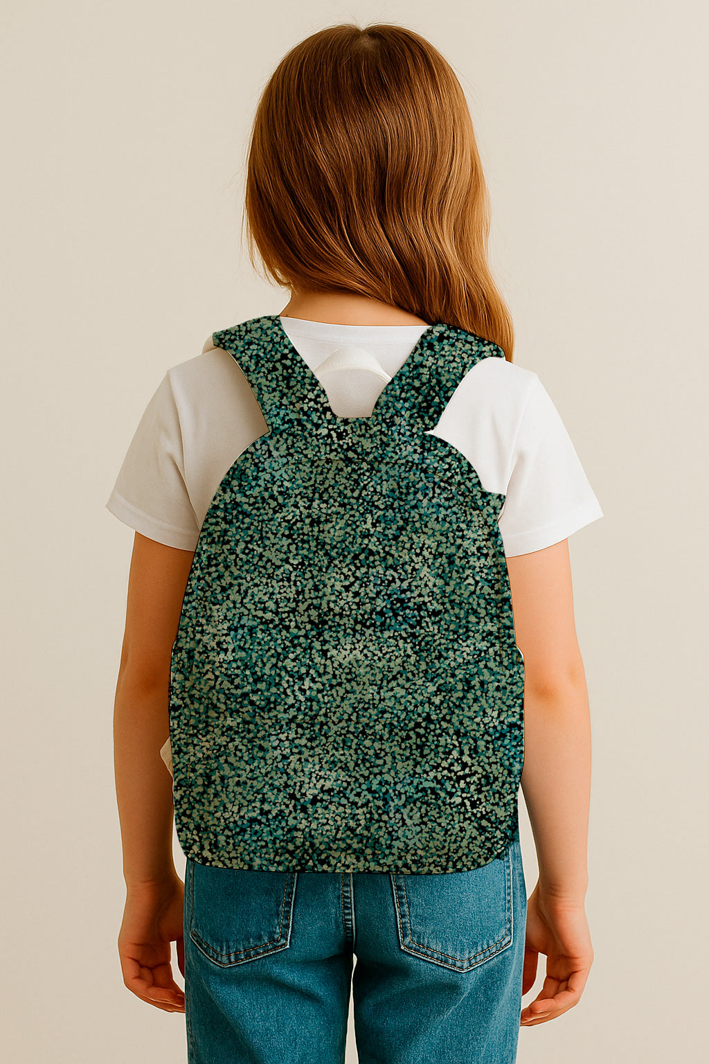 Camuflaje de hojas diminutas en tonos verdes