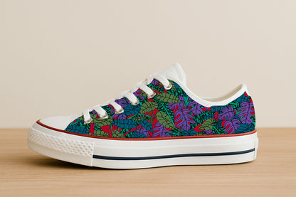 Dense jungle of large leaves