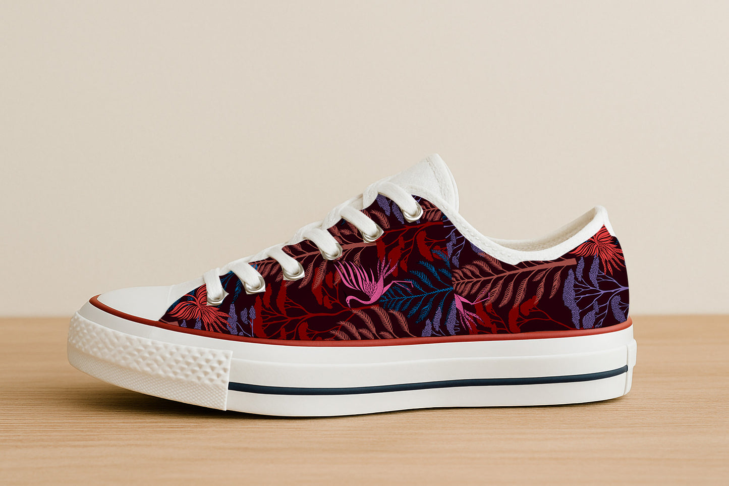 Aves en el bosque al atardecer