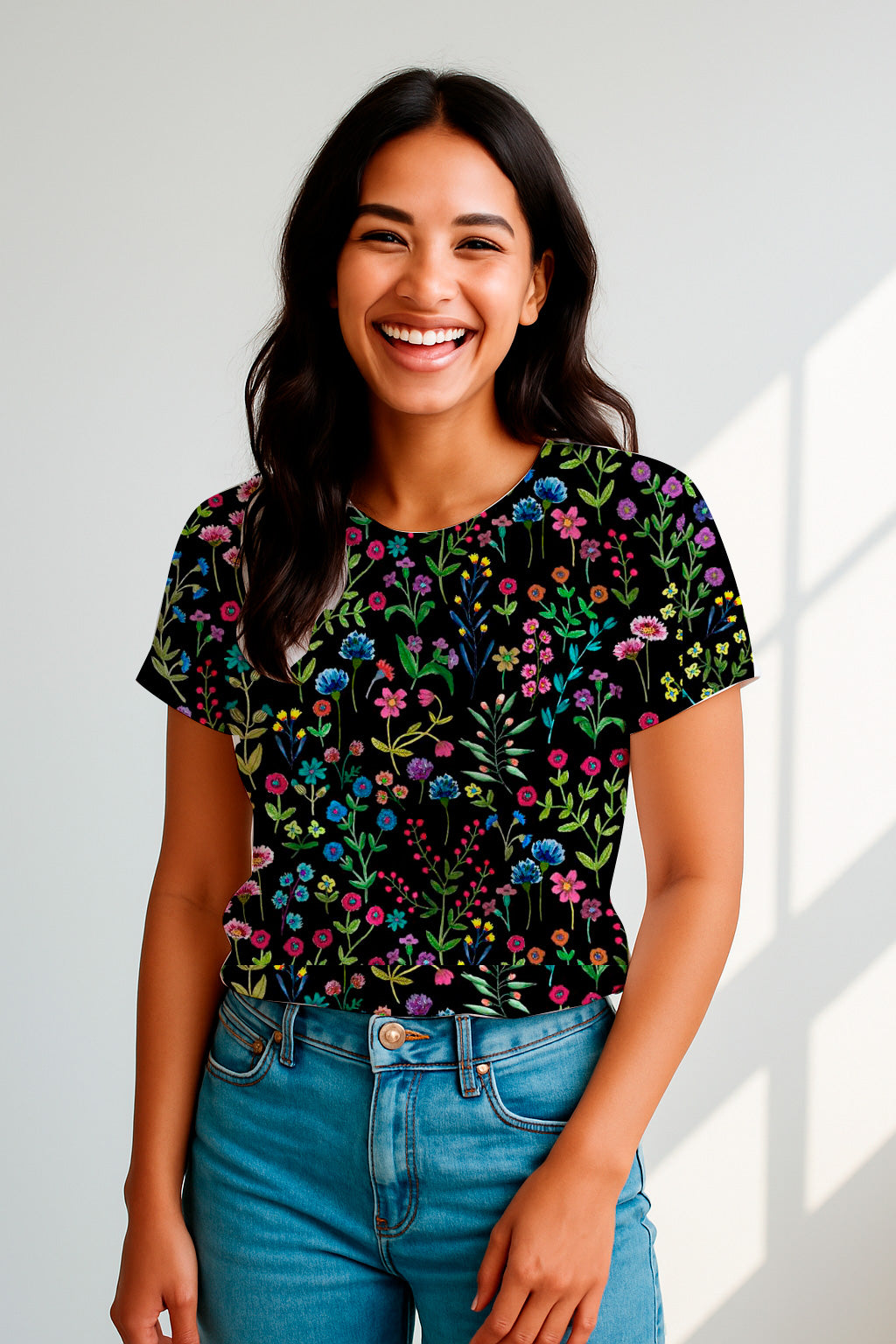 Embroidered Garden Night