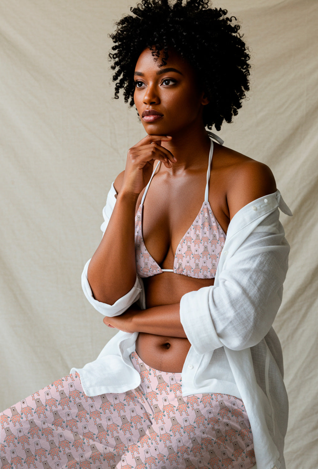 Osos bailarines con lunares