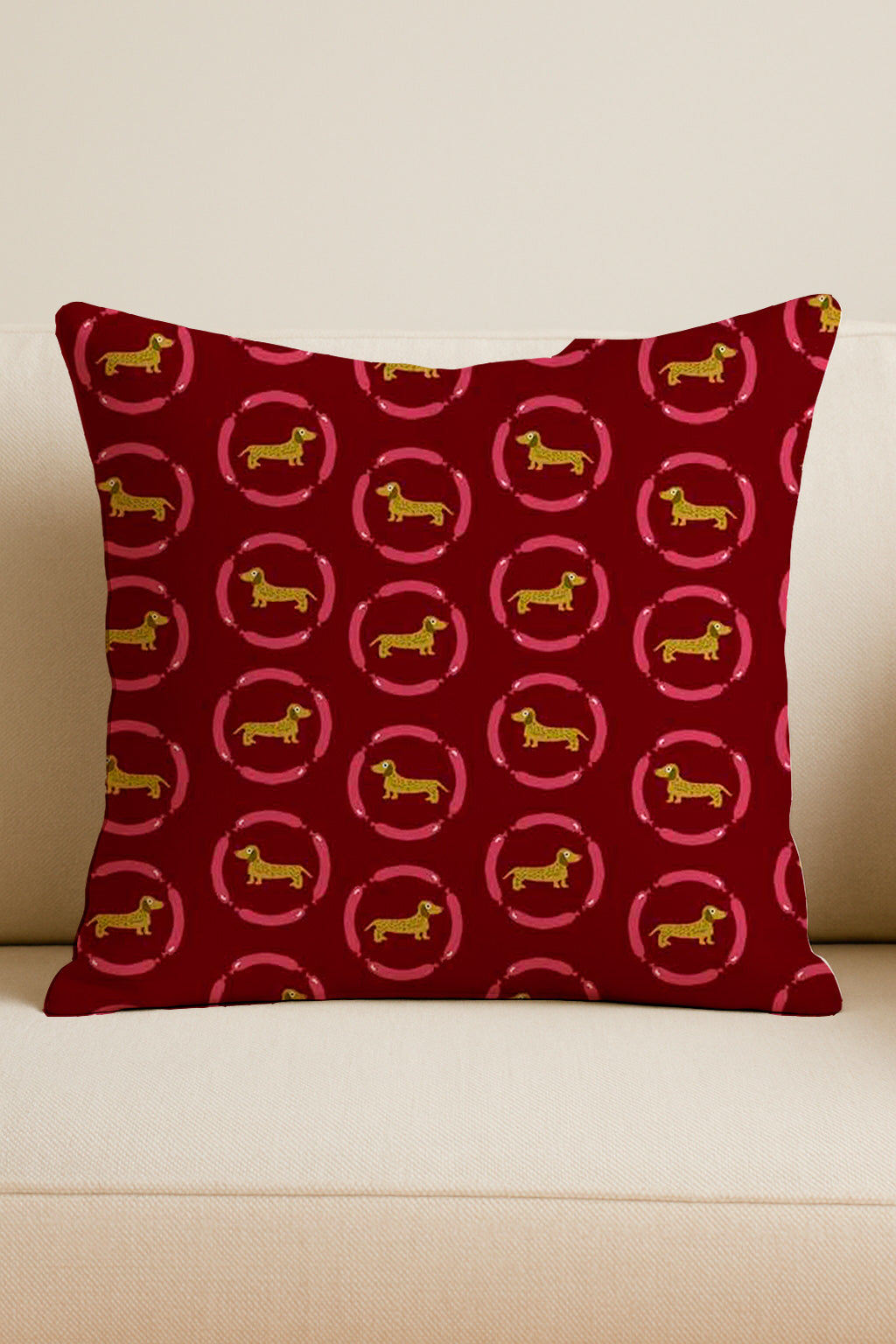 Círculos de Dachshund Dorado