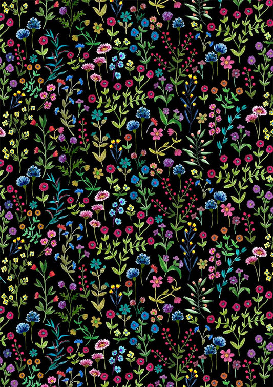 Embroidered Garden Night