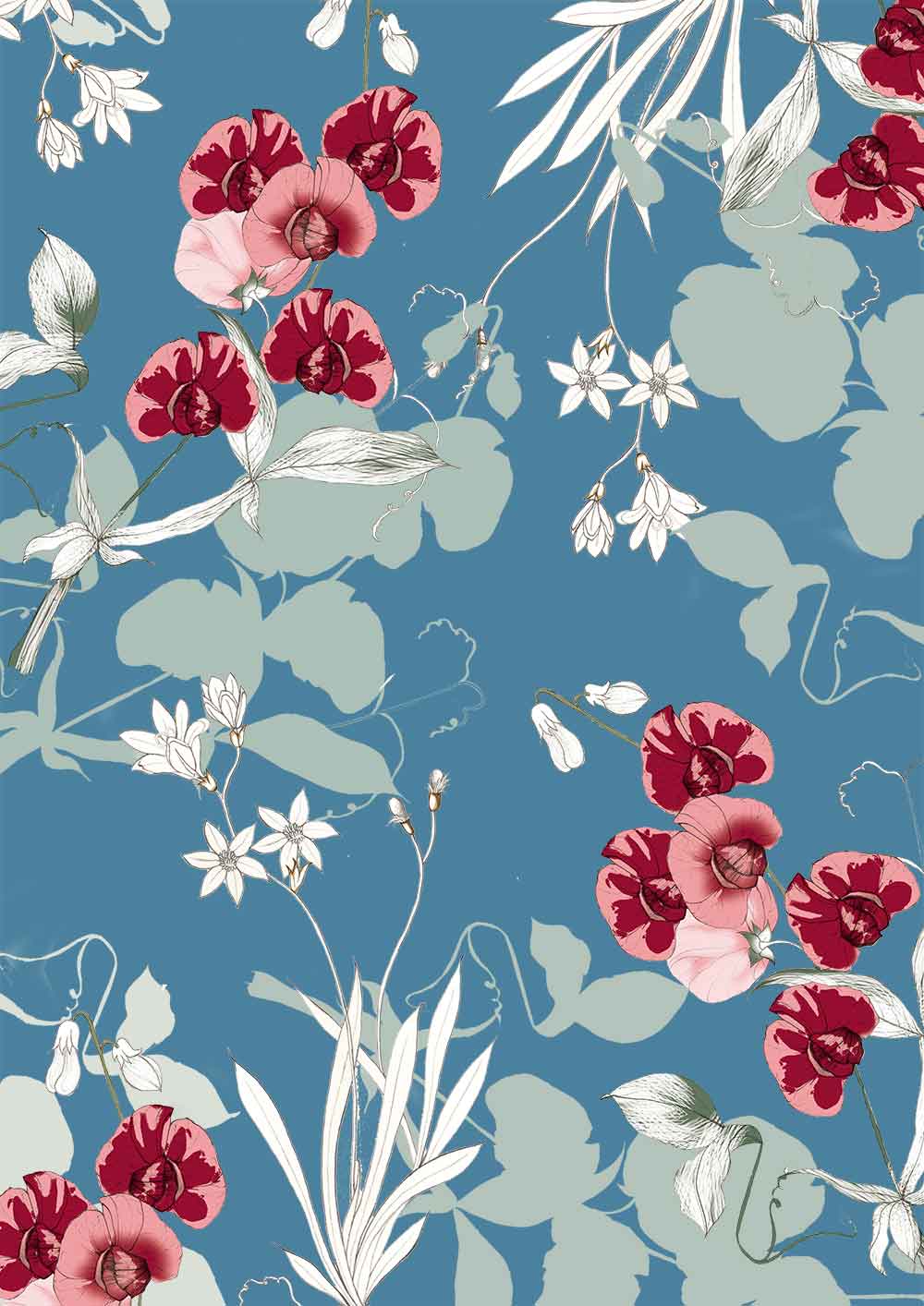 Sapphire Orchid Vines