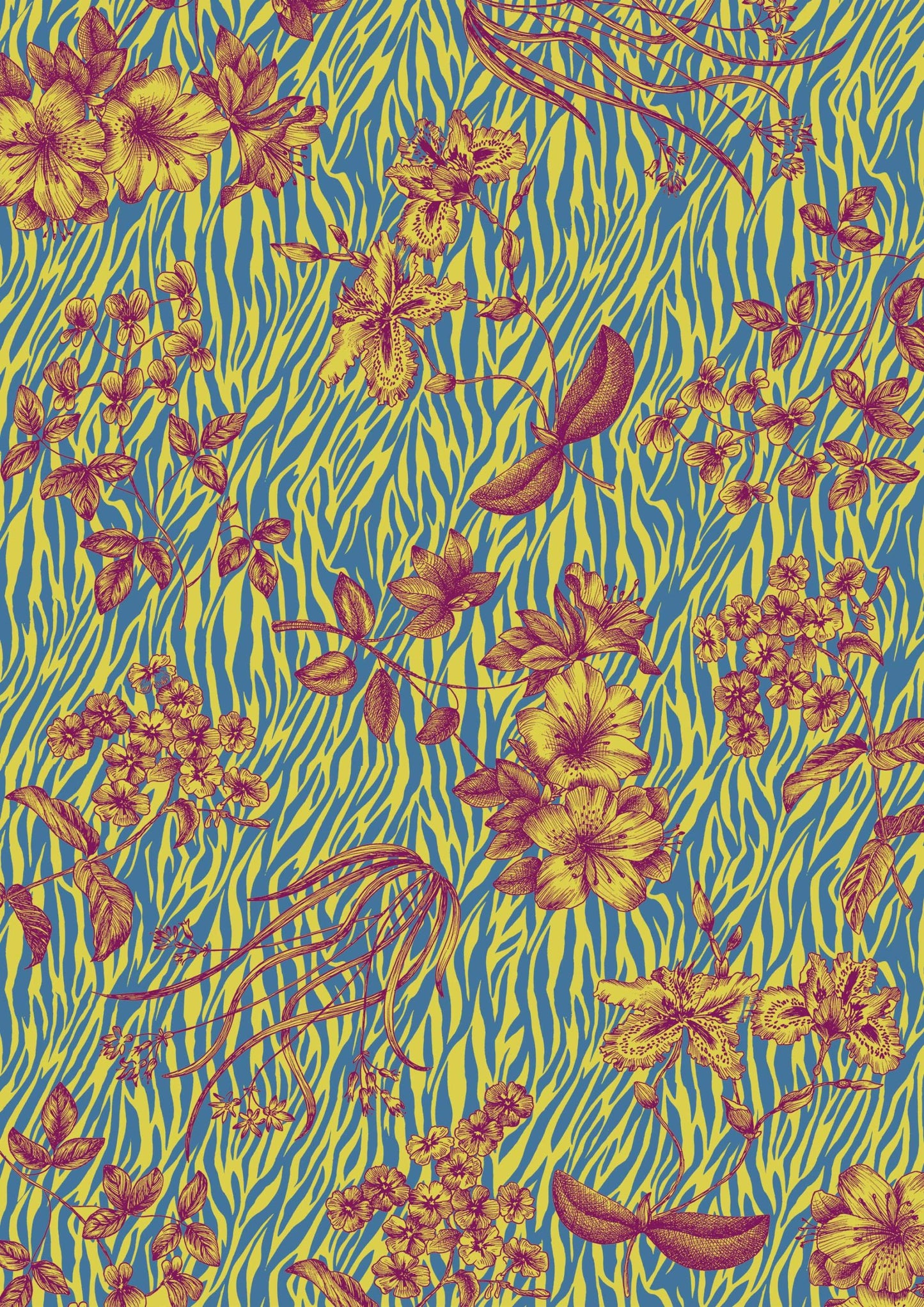 Yellow Jungle Flowers