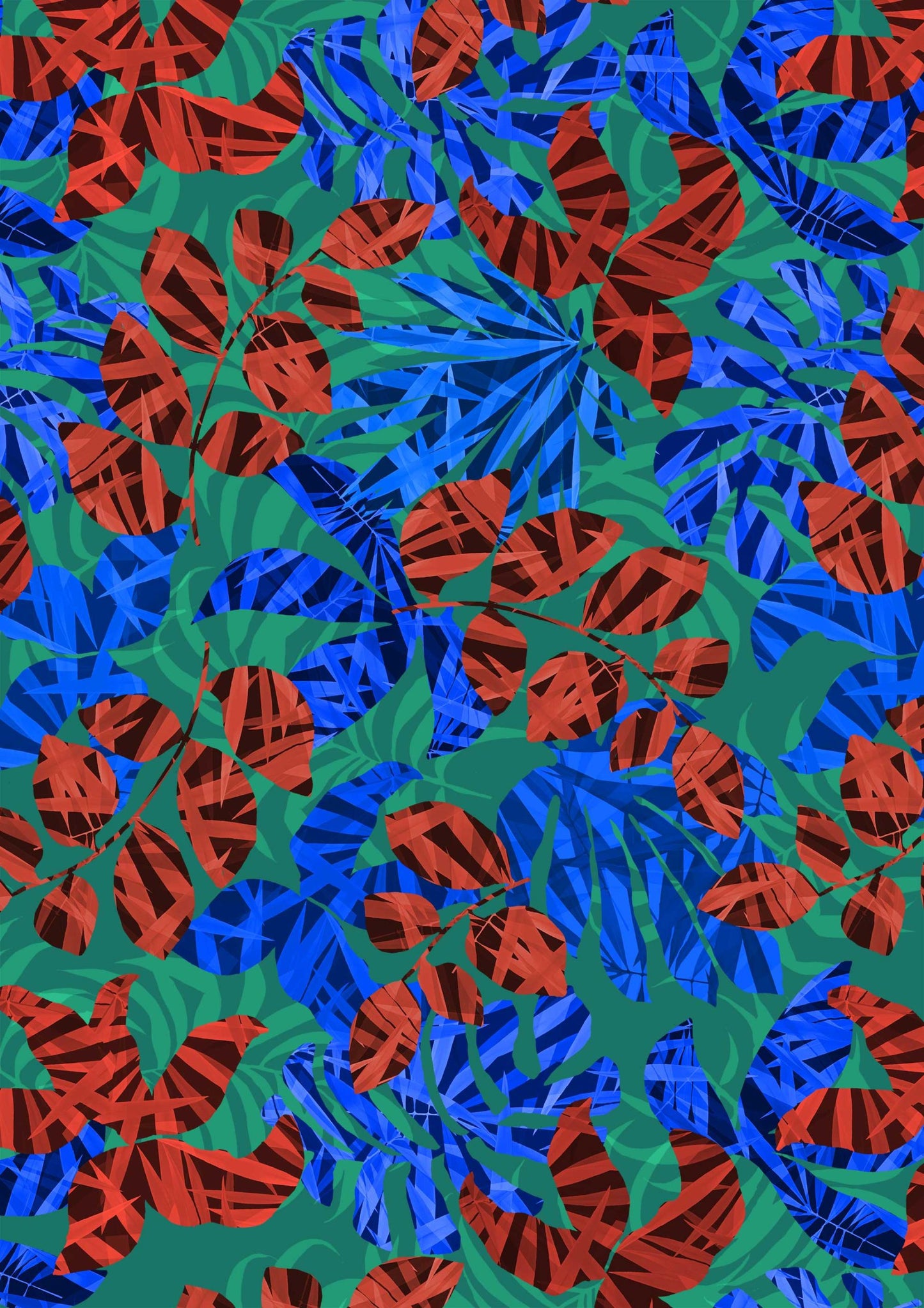 Abstract Foliage Collage