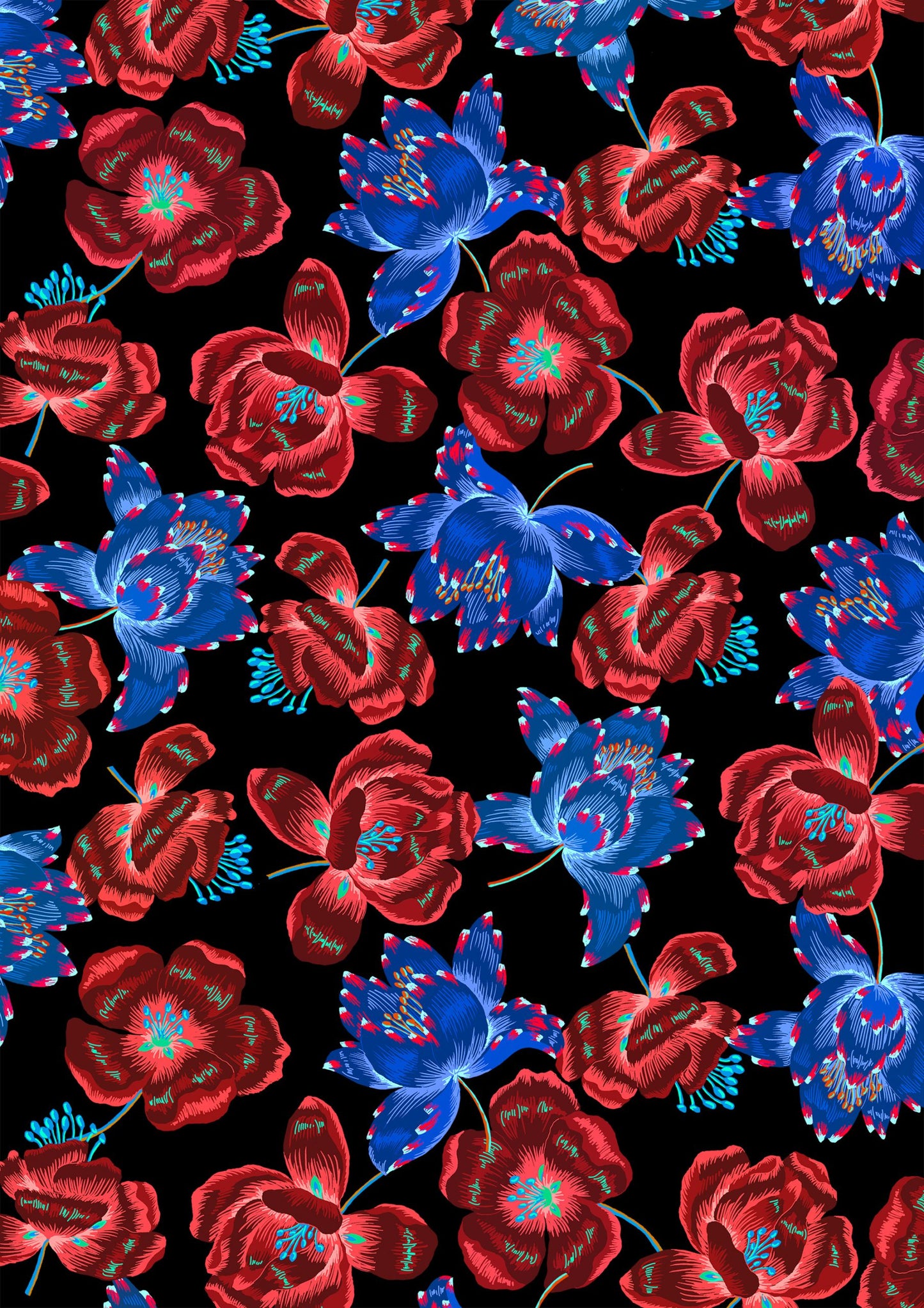 Caleidoscopio de amapolas