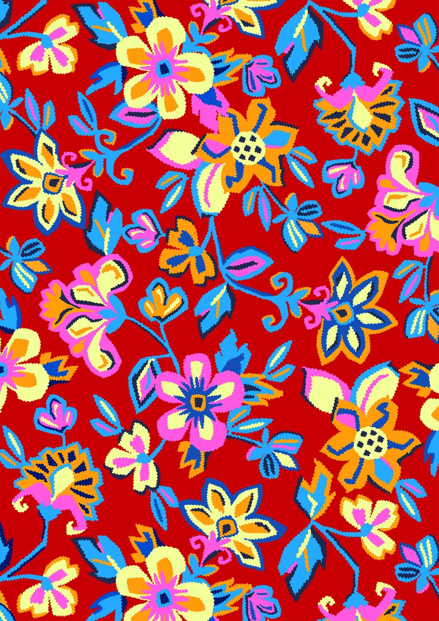 Saturated Thread Blossoms