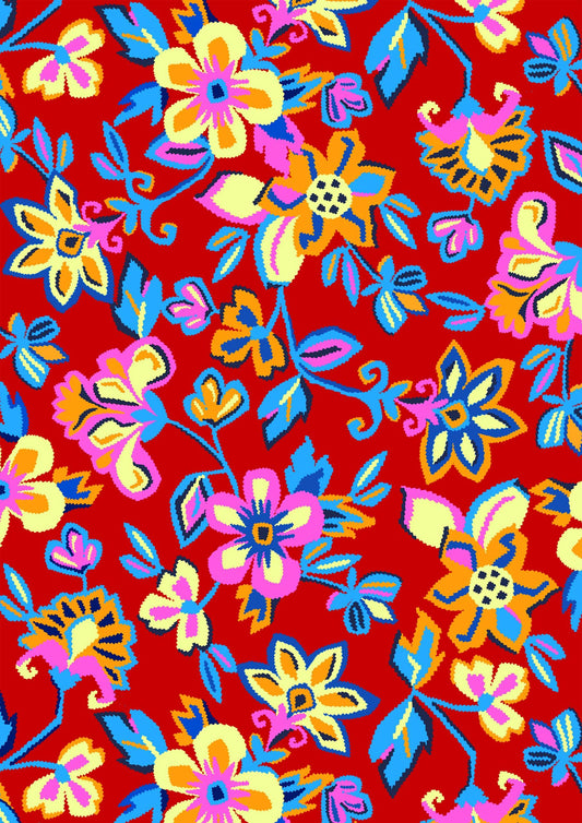 Saturated Thread Blossoms