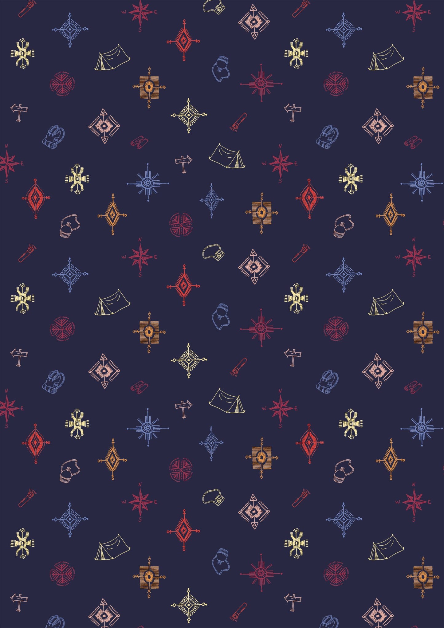 Símbolos de acampada