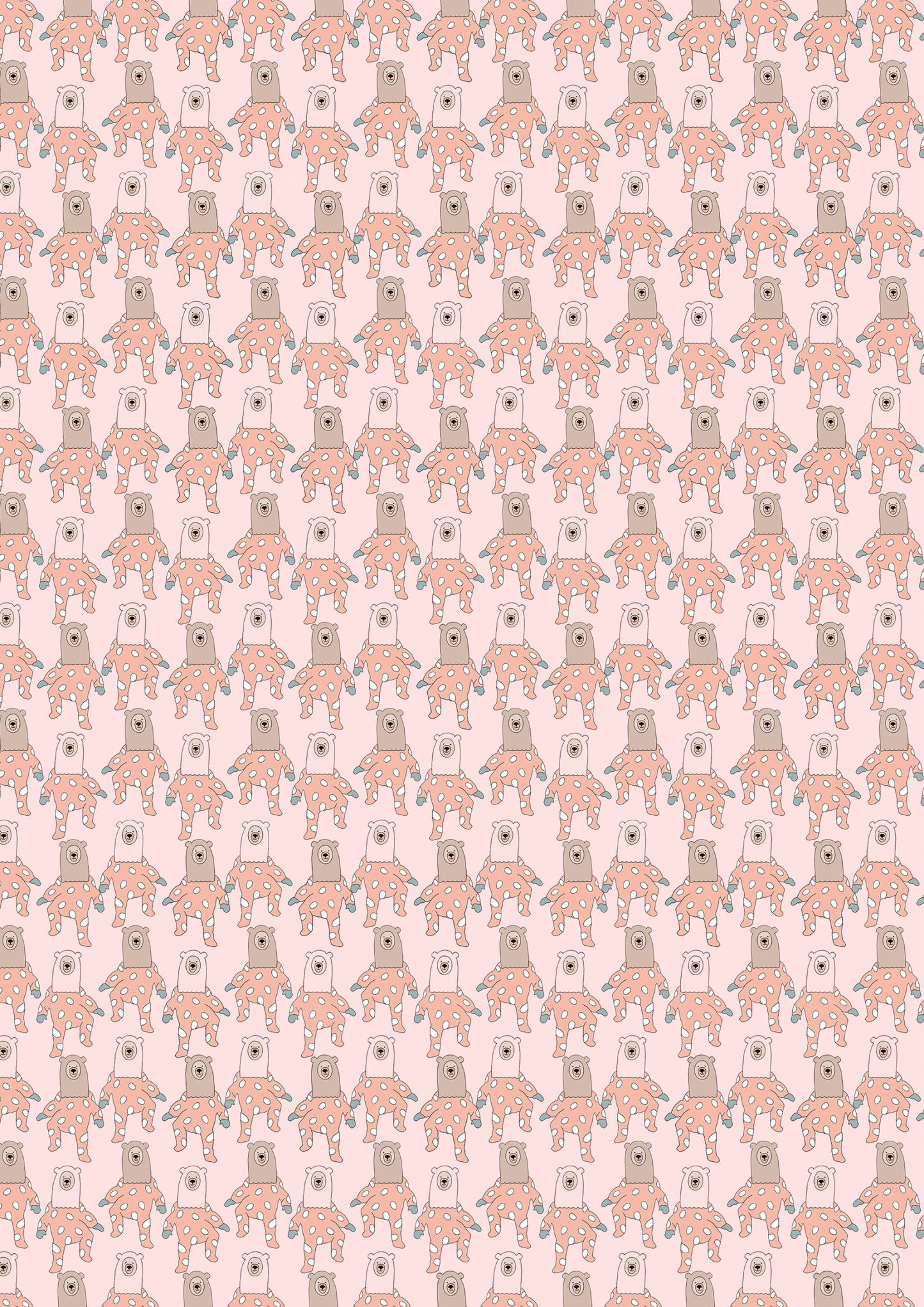 Osos bailarines con lunares