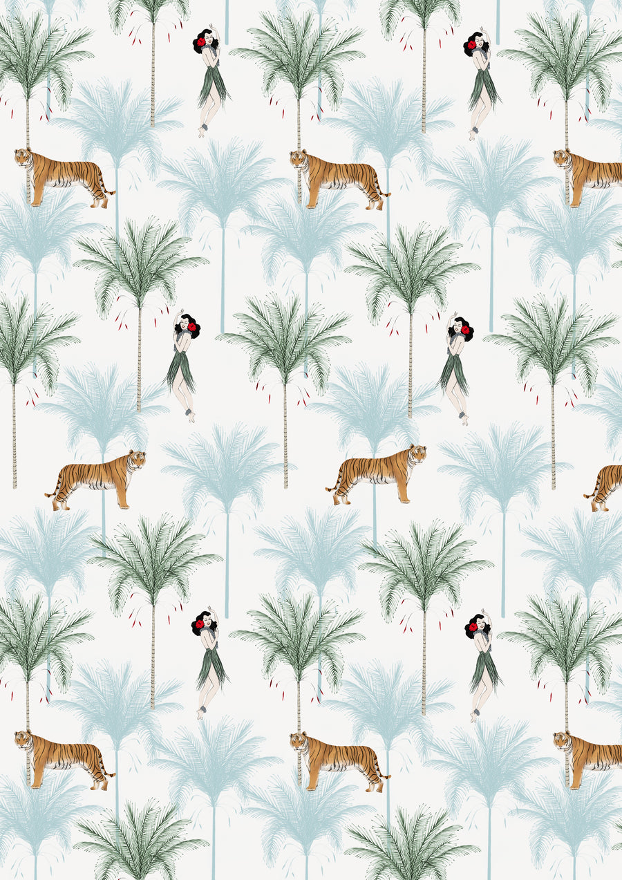 Hamaican girls and palms