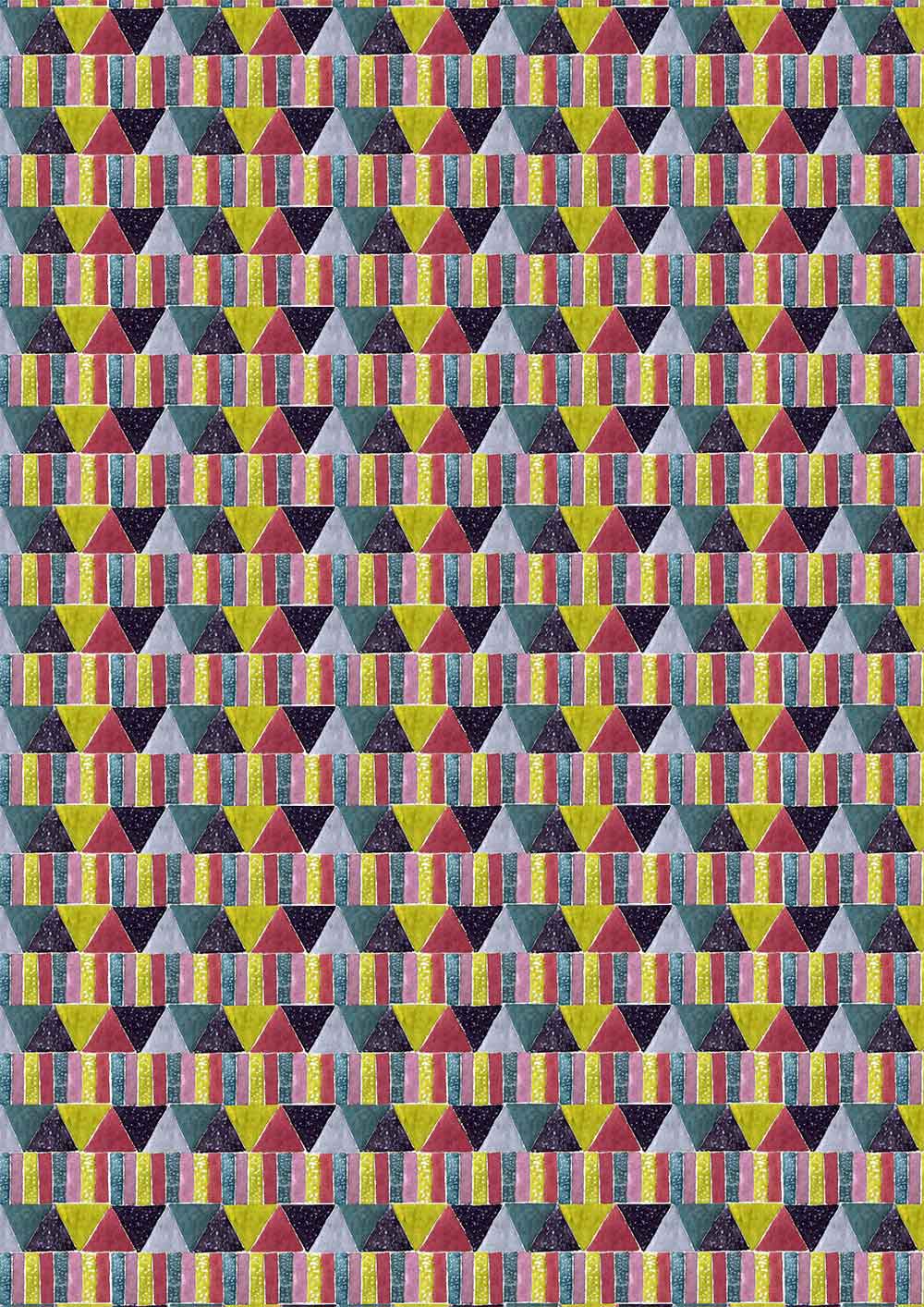 Mezcla de texturas tribales