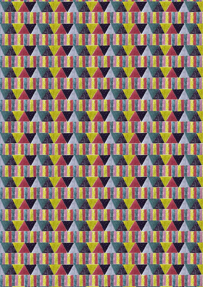 Mezcla de texturas tribales