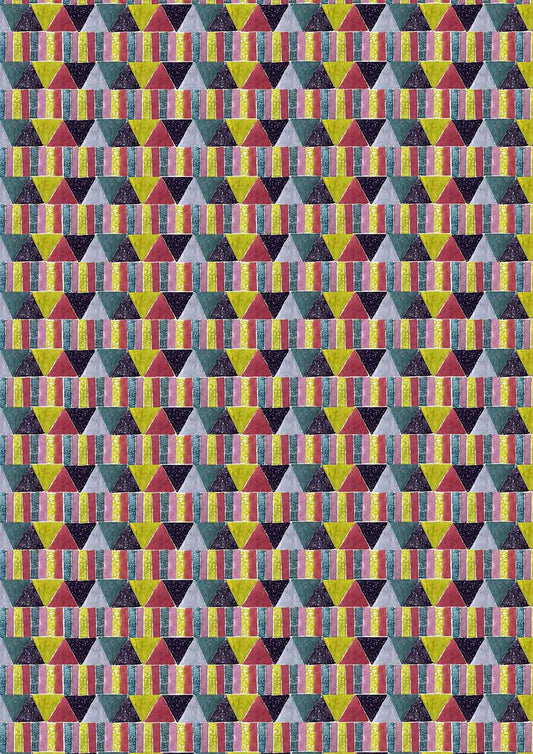 Mezcla de texturas tribales