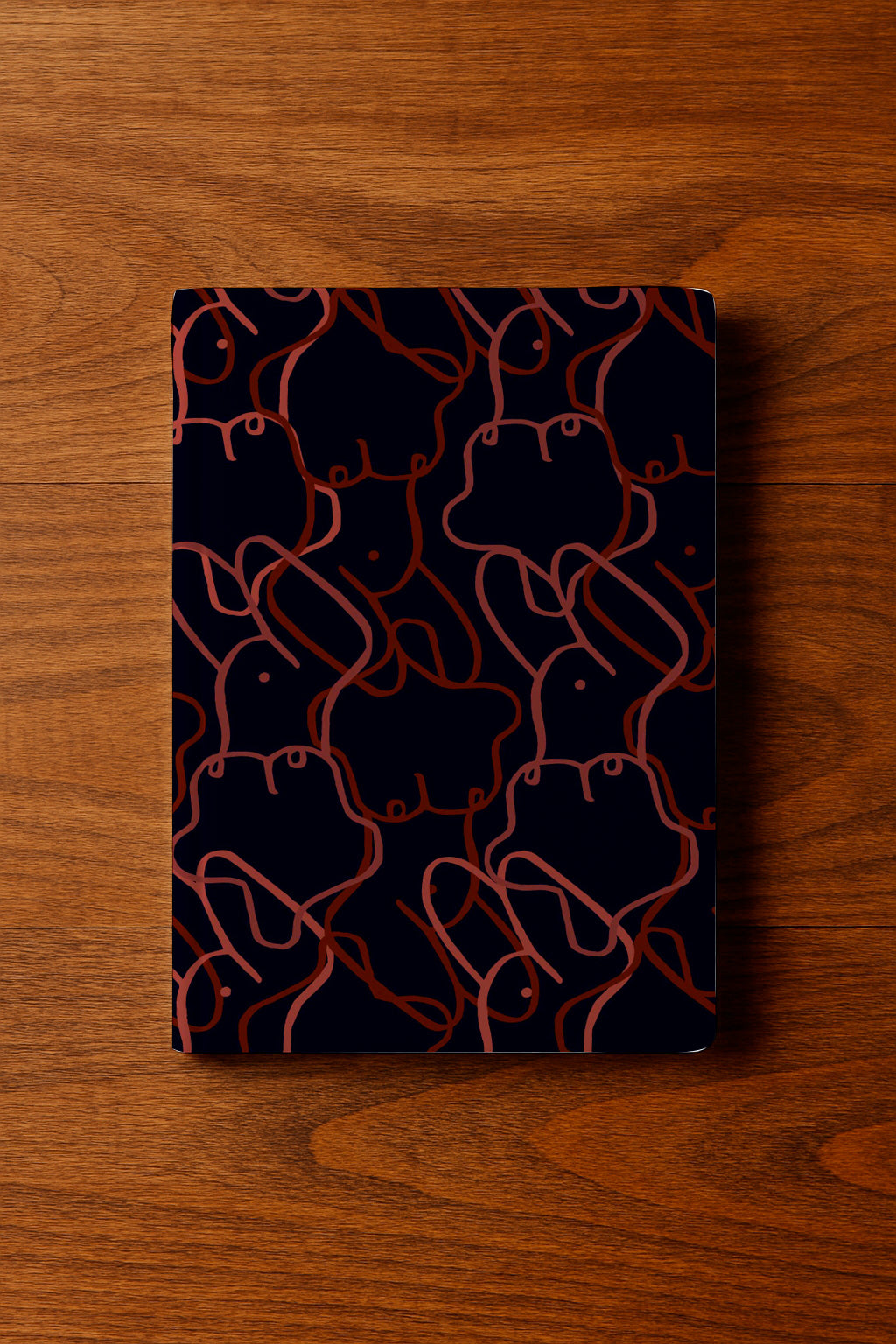 Desnudos de Contour Line en rojo tierra