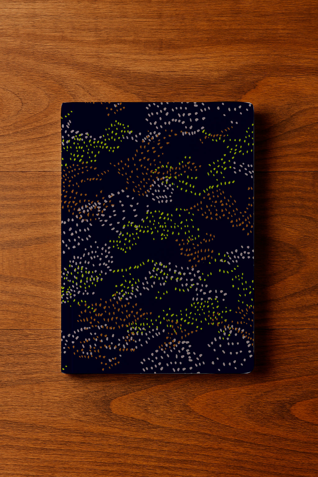 Textura orgánica puntillista en colores del bosque