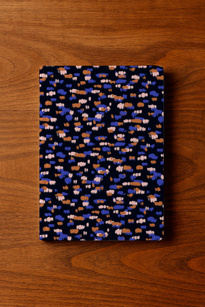 Painted Brushstroke Dots in Lilac and Copper