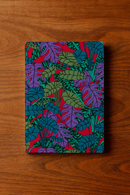 Dense jungle of large leaves