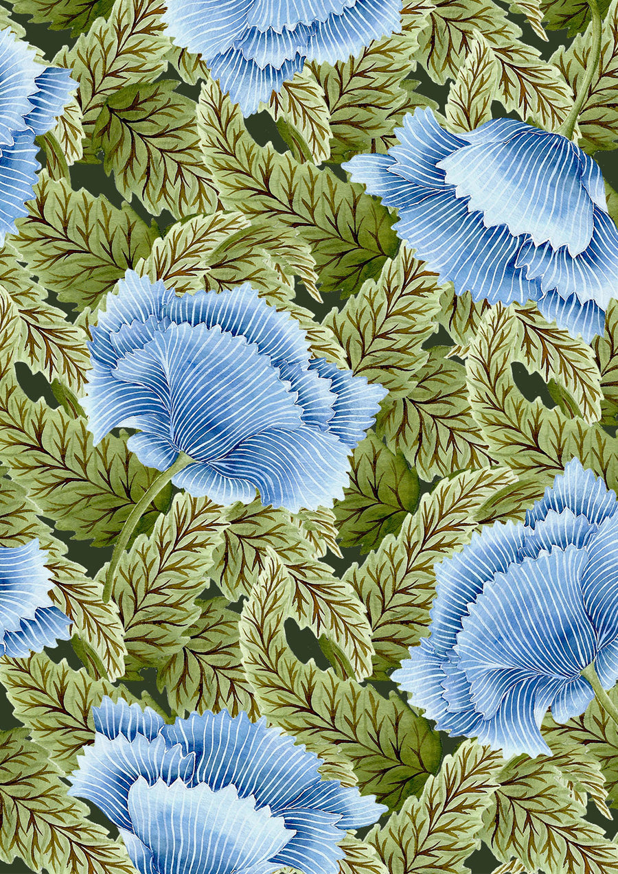 Layered Ferns and Florals