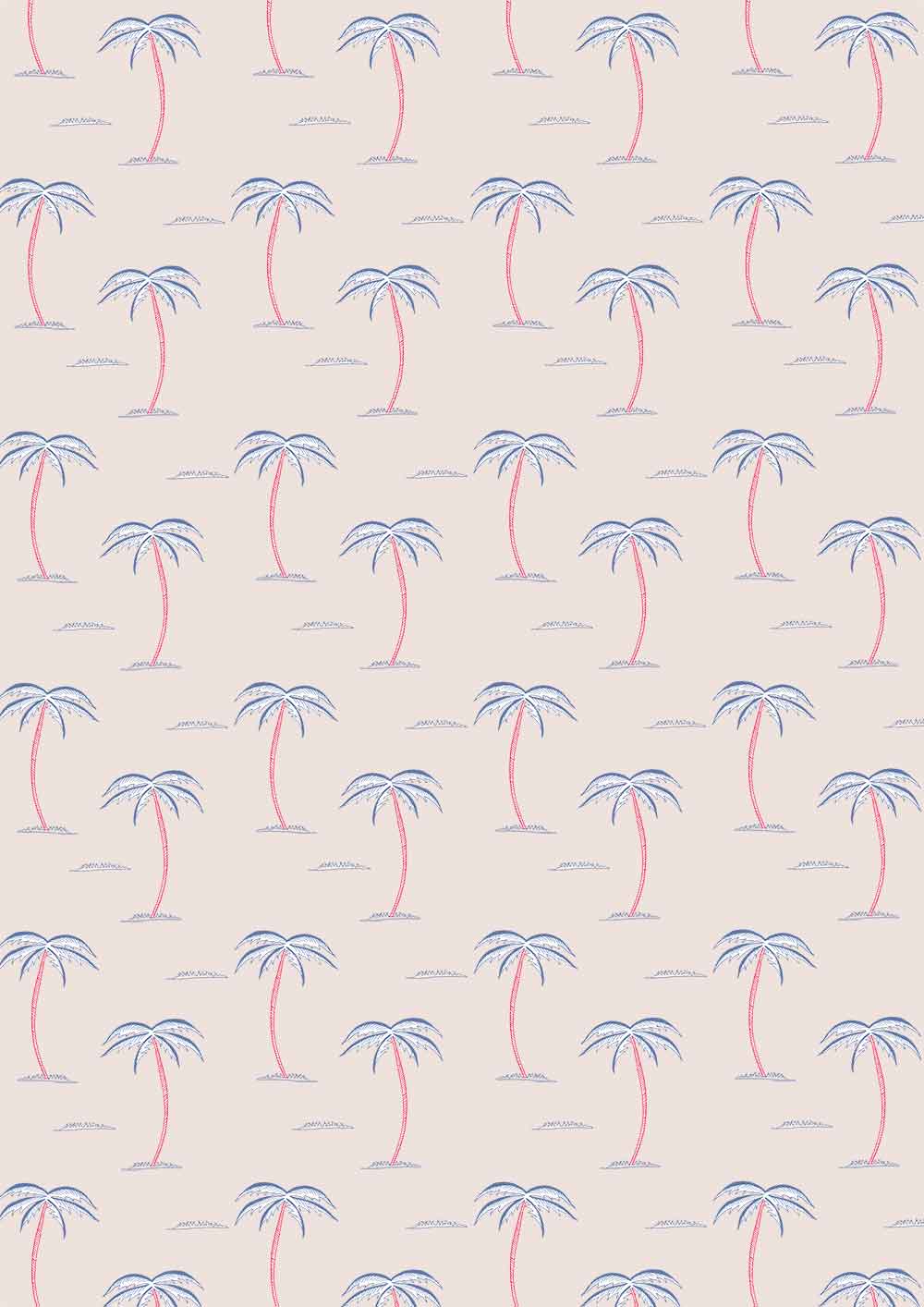 Pastel Island Palms