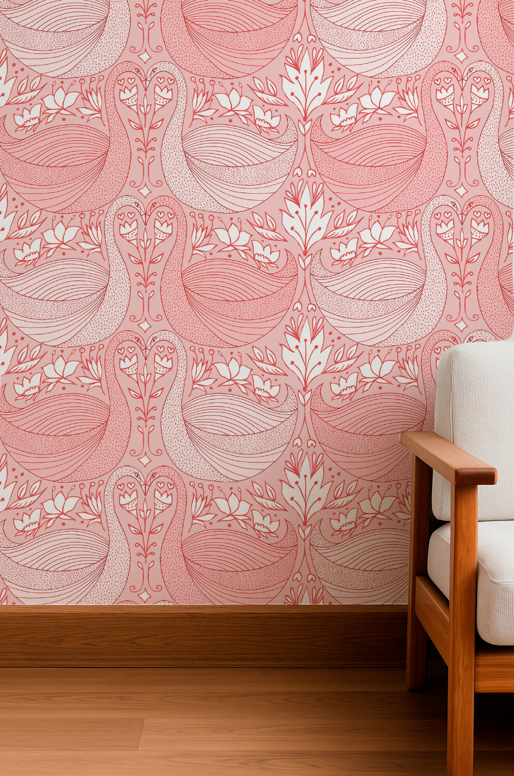 Escena de jardín caprichosa