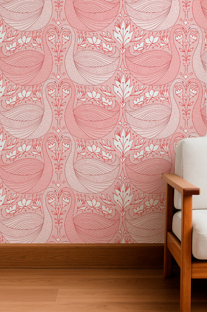 Escena de jardín caprichosa