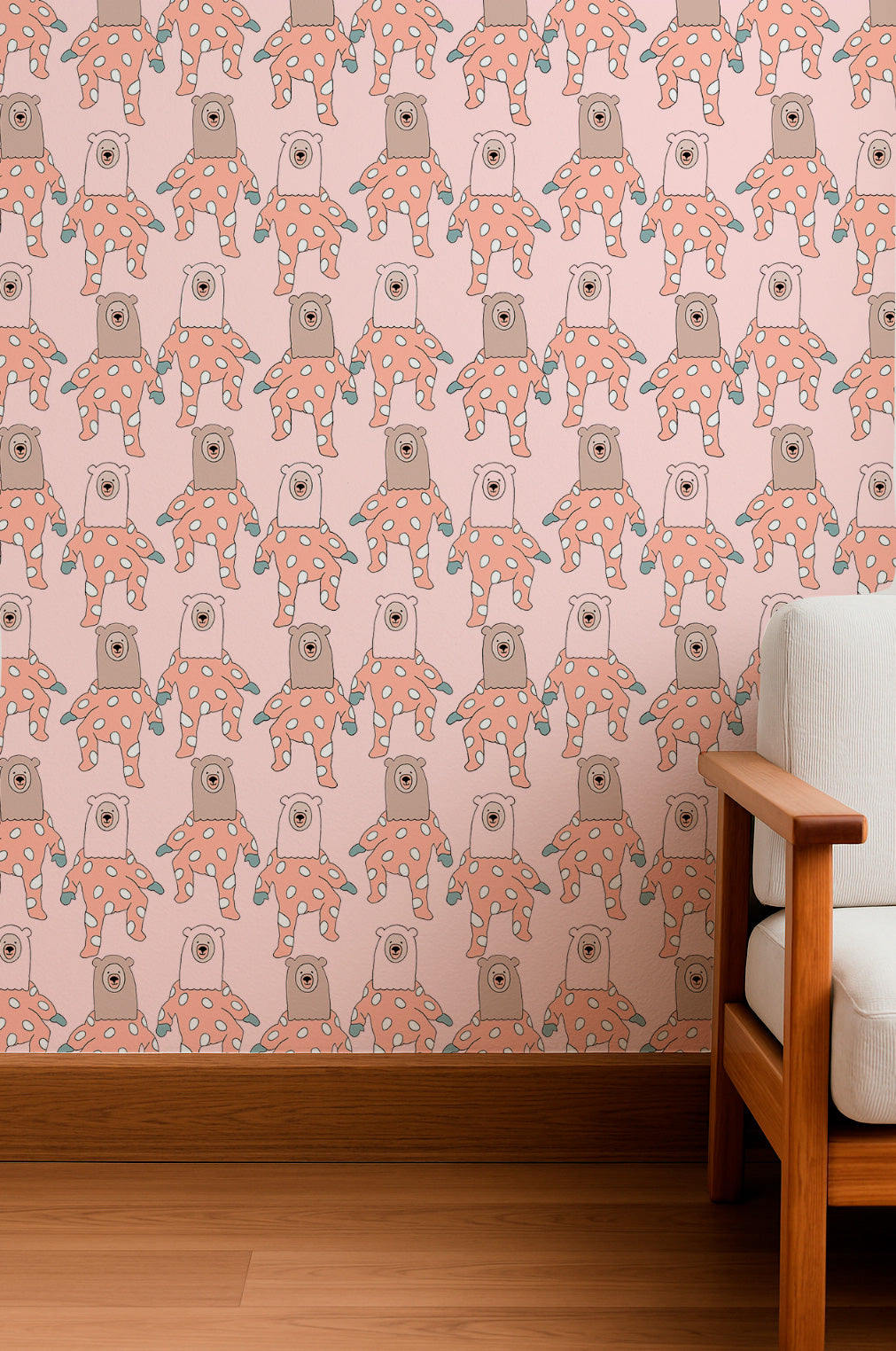 Osos bailarines con lunares