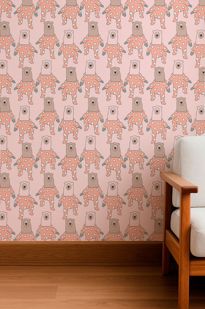 Osos bailarines con lunares