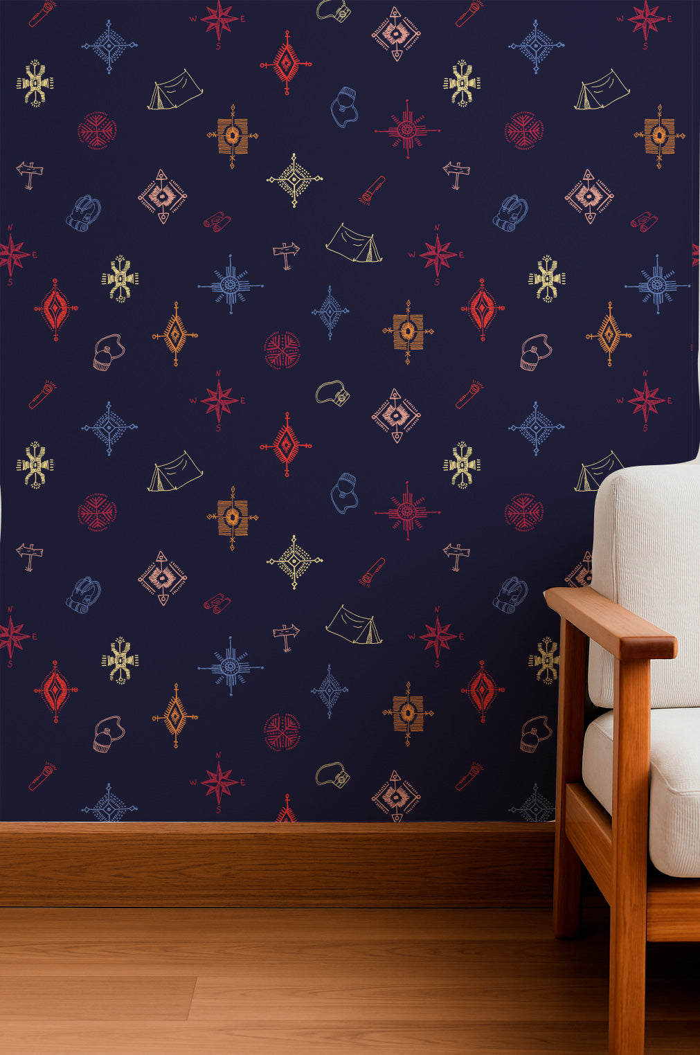 Símbolos de acampada