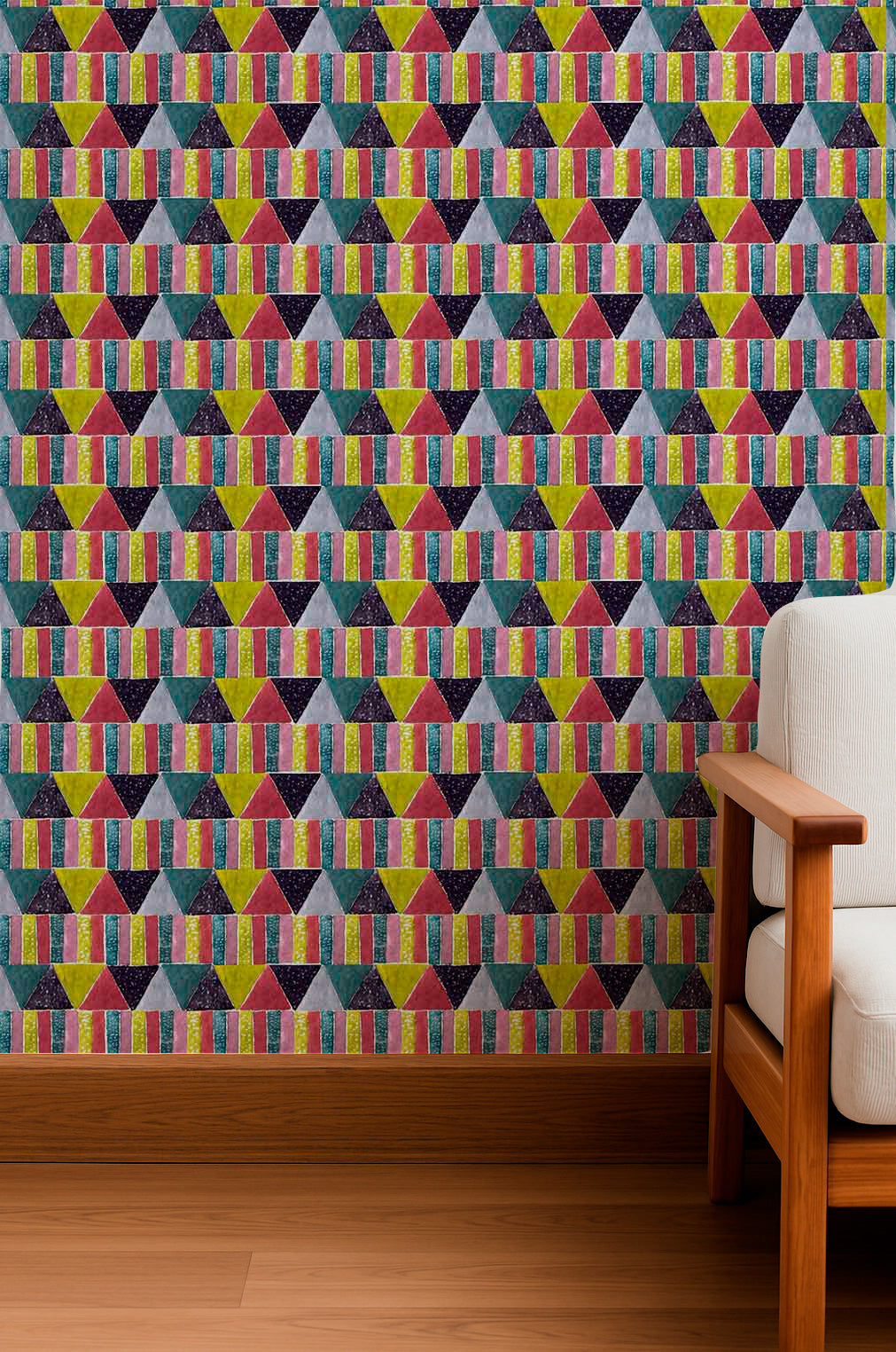 Mezcla de texturas tribales