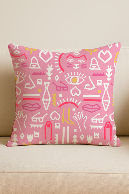 Iconos simbólicos rosas