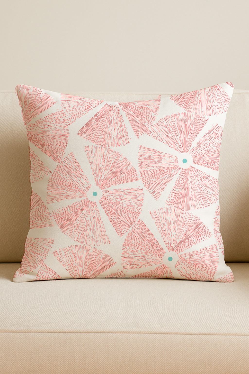 Abanicos radiales de coral