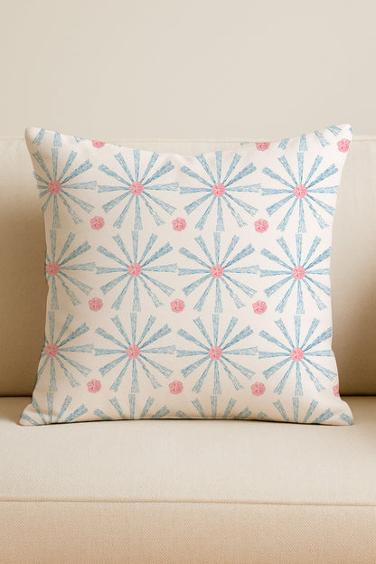 Radios azules y rojos