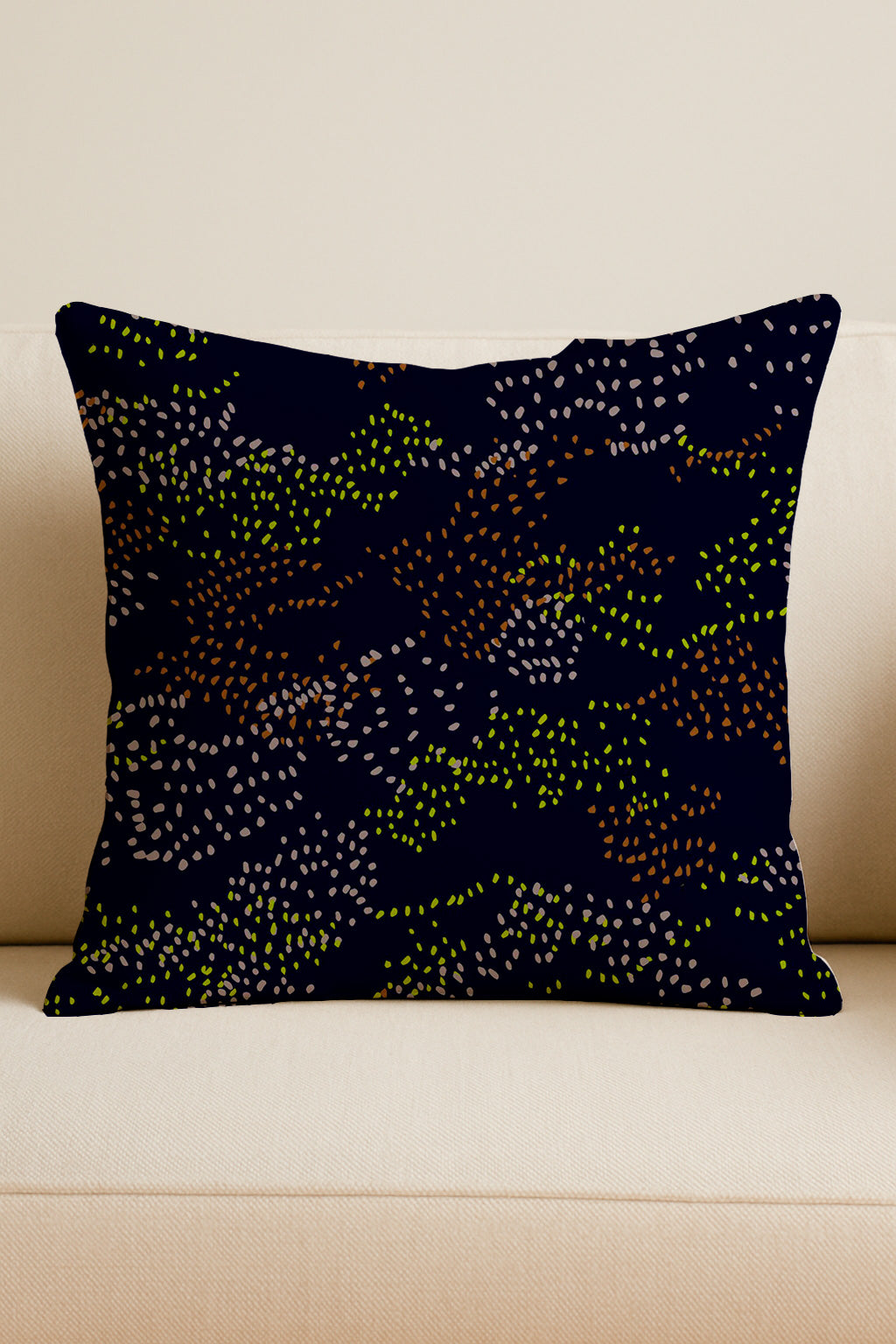 Textura orgánica puntillista en colores del bosque