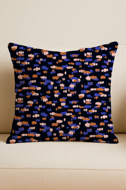 Painted Brushstroke Dots in Lilac and Copper