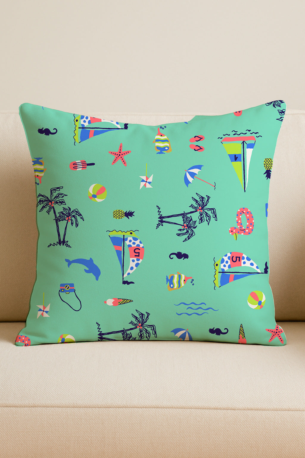 Iconos de verano tropical