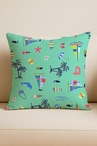 Iconos de verano tropical