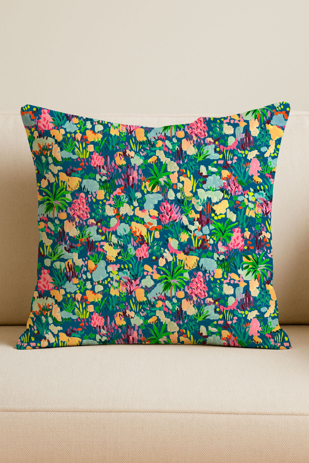 Un animado patrón de bosque