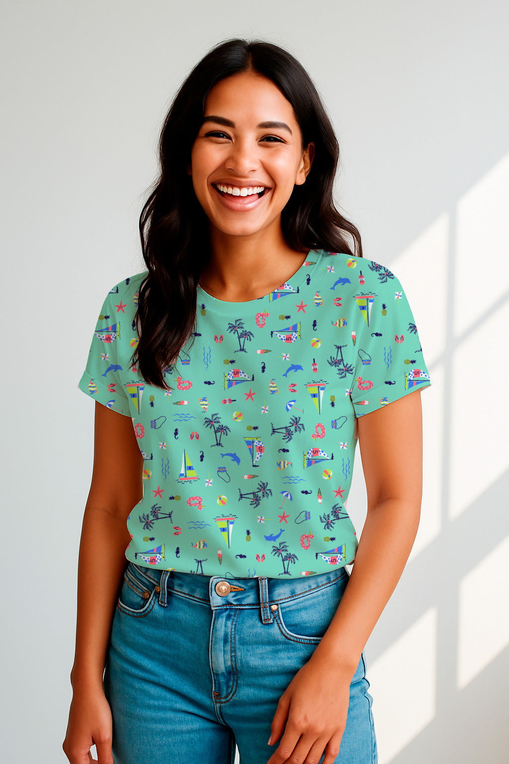 Iconos de verano tropical