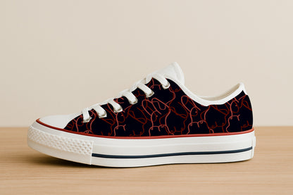 Desnudos de Contour Line en rojo tierra