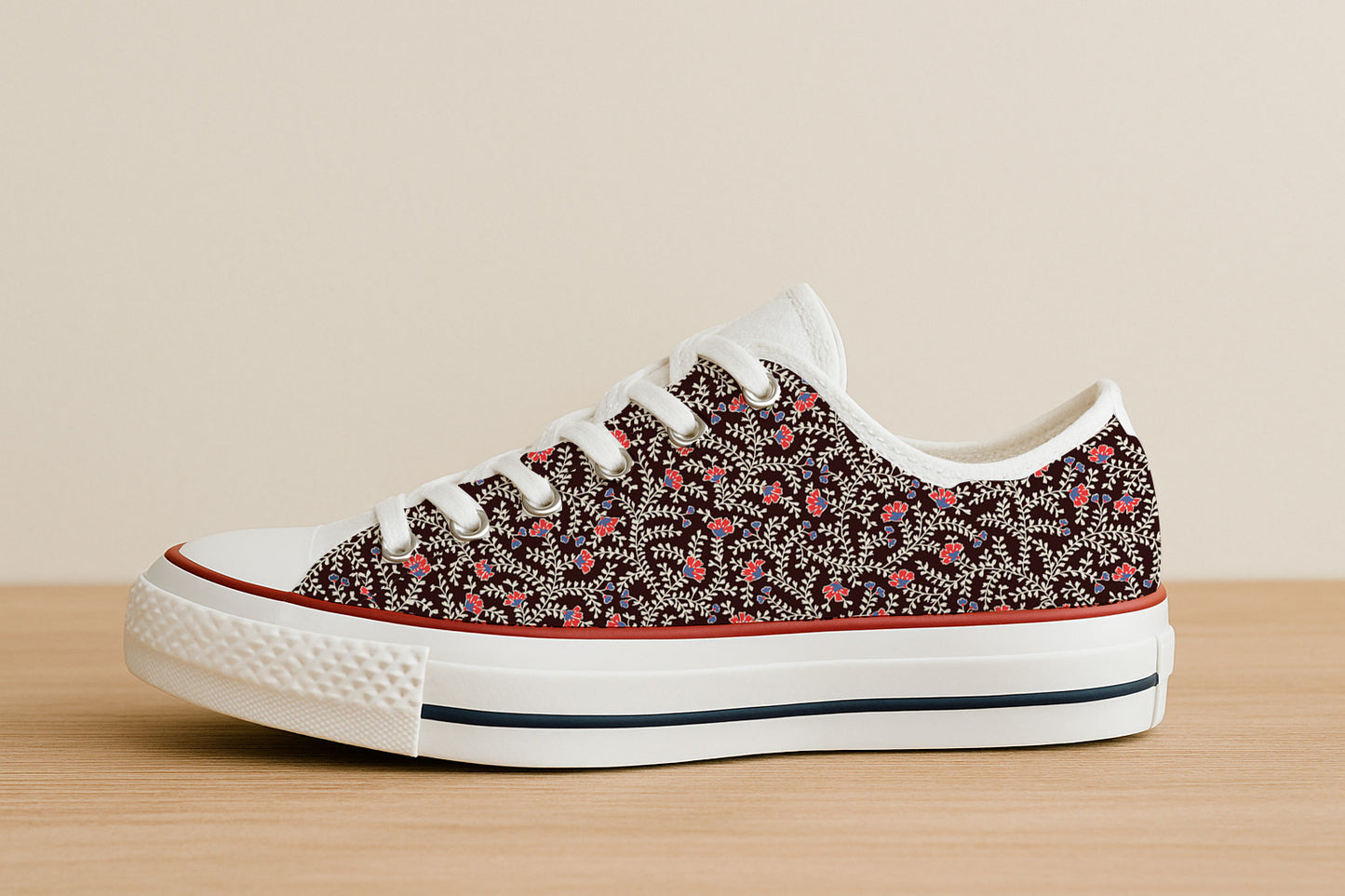 Mini Red Floral Vine